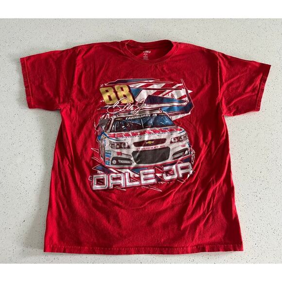 NASCAR Dale Earnhardt Jr. Motorsports Shirt Hendrick #88 Red Men’s Size XL - Picture 1 of 7